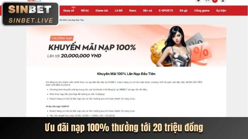 Ưu đãi chào mừng eu88 Casino
